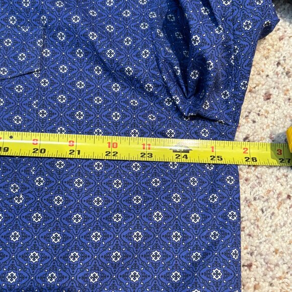 Wrangler George Strait Mens Troubadour Western Shirt Long Sleeve Blue Size Large - Picture 8 of 11